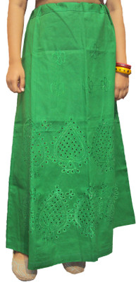 

Hand Art Hath0339 Cotton Petticoat(XXL), Green
