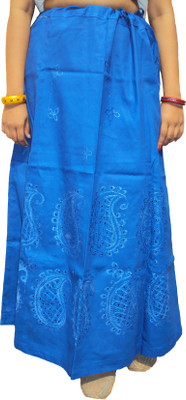 Hand Art Hath0349 Cotton Petticoat(XXL), Blue