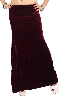 

Carrel CARREL-PETTICOAT-105-MAROON Velvet Petticoat(Medium)