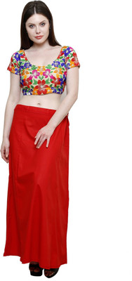 Pistaa PTCF1RED Cotton Blend Petticoat(XXL)