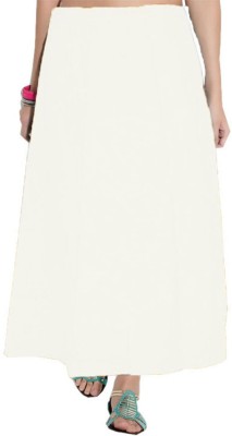 Parasent white Cotton Blend Petticoat(Large)