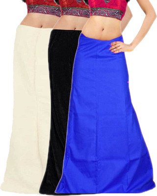 

Javuli ja1-in-black-white-blue Cotton Petticoat(XXL), Black;blue;white