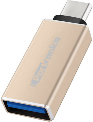 

Portronics Golden POR-603 Grab-Y Type-C to USB 3.0 Phone Converter(0)