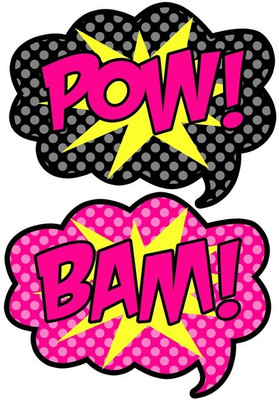 

Fancy Steps Pow Photo Booth Board(Party)