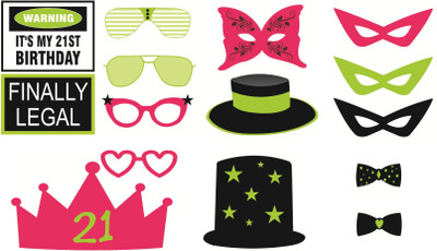 

Fancy Steps partyprops00134 Photo Booth Board(Birthday)