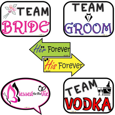 

Pics And You Wedding Themed Party/Photobooth Placard/Board - PLWD3 Photo Booth Board(Wedding)