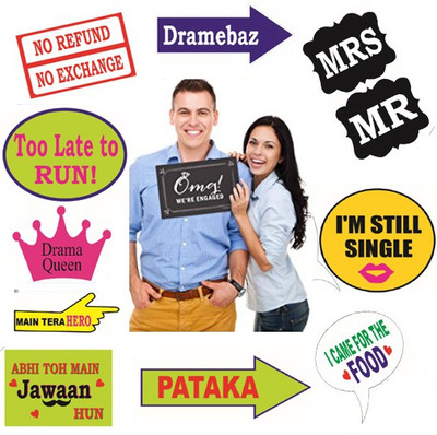 

Fancy Steps Wedding Engagement Photo Booth Board(Wedding)