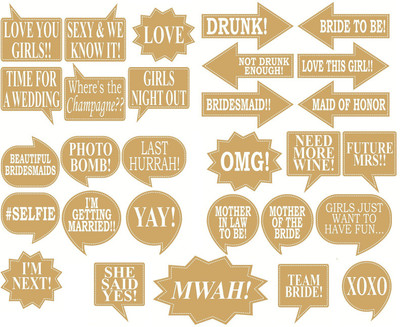 

Fancy Steps partyprops00119 Photo Booth Board(Bachelorette)