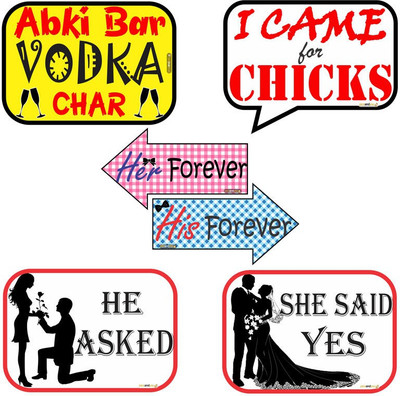 

Pics And You Wedding Themed Party/Photobooth Placard/Board - PLWD9 Photo Booth Board(Wedding)