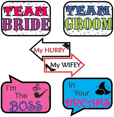 

Pics And You Wedding Themed Party/Photobooth Placard/Board - PLWD6 Photo Booth Board(Wedding)