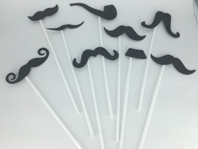 

Funcart Mustaches & Cigar On Sticks Photo Booth Board(Party)