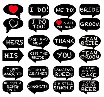 

Fancy Steps wedding 1 Photo Booth Board(Wedding)