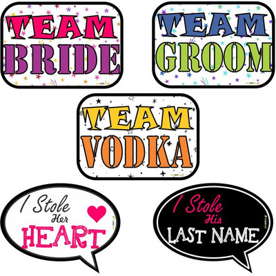 

Pics And You Wedding Themed Party/Photobooth Placard/Board - PLWD5 Photo Booth Board(Wedding)