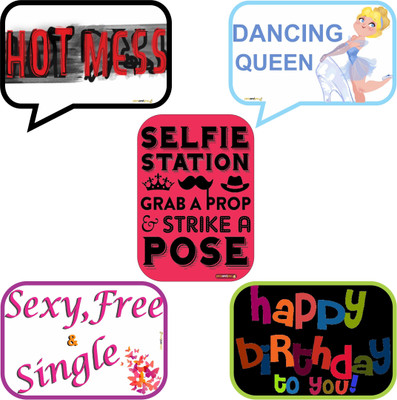 

Pics And You General Party Themed Party/Photobooth Placard/Board - PLGN022 Photo Booth Board(Party)