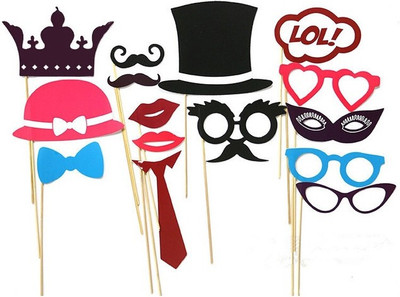 

Nxt Gen 15 PHOTOBOOTH STICKS Photo Booth Board(Party)