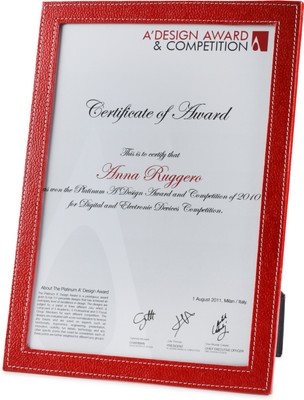 

Eco-Leatherette A4CF 8x12 Inch Photo Frame(Red)
