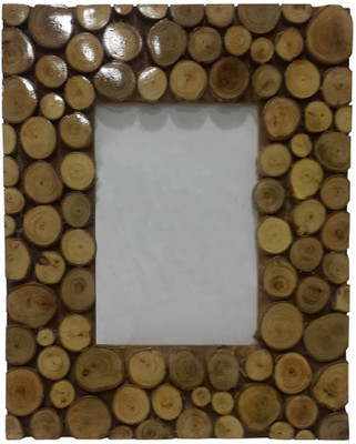 

Craftatoz wooden photo frame 6 inch handcrafted(128 MB, Multicolor)