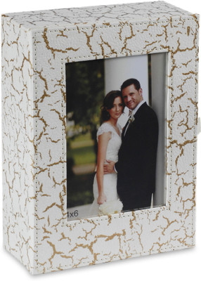 

Eco-Leatherette KRB 4x6 inch Photo Frame(White)