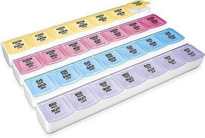 

Gauba Traders 7 days Pill Box(Multicolor)