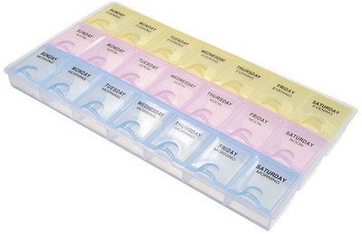 

Sukot 7 Day Pill Box(Multicolor)