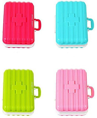 

Italish 6 Easy Safe Medicine Storage Pill Box(Multicolor)