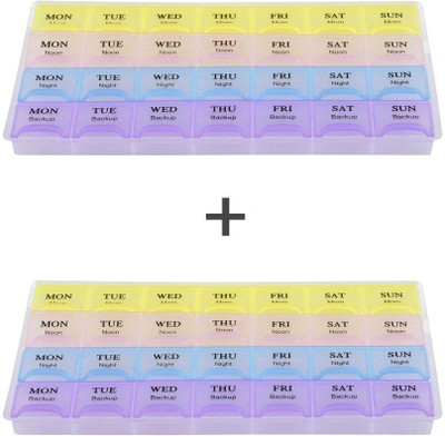 

Lavelle Pharma 1 week Pill Box(Multicolor)