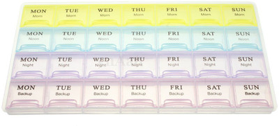 

Lavelle Pharma 1 Week Pill Box(Multicolor)