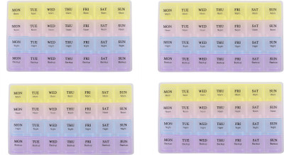 

Sphiron 7-day Pill Box(Multicolor)