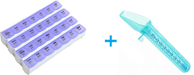 

Ezy 2 weeks Calibrated Spoon and Pill Box(Purple)