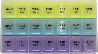 

JLT 3 Line 096 Pull Pill Box(Multicolor)