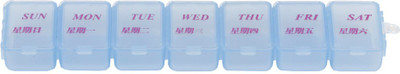 

Premsons Weekly 1387 Manual Medicine box(Multicolor)