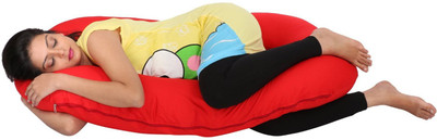 

MomToBe Solid Pregnancy Pillow Pack of 1(Red)