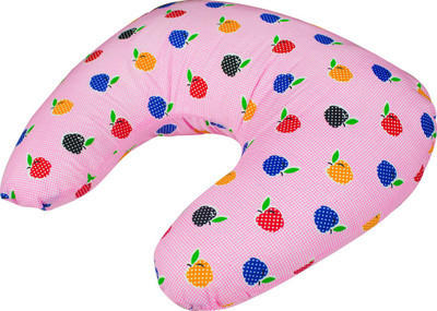 

Zura Printed Baby Pillow Pack of 1(Pink)
