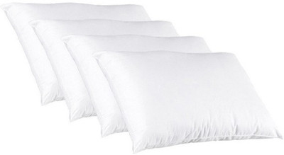 

Ganesha Home Decor Solid Bed/Sleeping Pillow Pack of 4(White)
