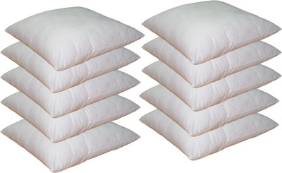 

Lushomes Plain Back Cushion Pack of 10(White)