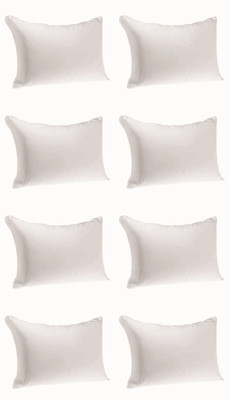 

JDX Solid Bed/Sleeping Pillow Pack of 8(White)