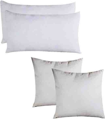 

PumPum Solid Bed/Sleeping Pillow Pack of 4(White)