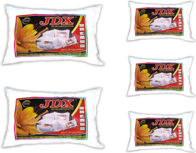 

JDX Printed Bed/Sleeping Pillow Pack of 5(White)
