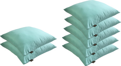 

Lushomes Solid Back Cushion Pack of 7(Turquoise)