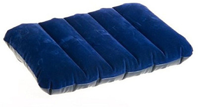 Prostuff Inflatable Solid Travel Pillow Pack of 1(Blue)