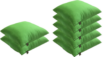 

Lushomes Solid Back Cushion Pack of 7(Green)