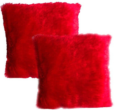 

Home Candy Plain Decorative Cushion Pack of 2(Red)