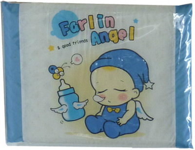 FARLIN Printed Back Cushion(Blue)