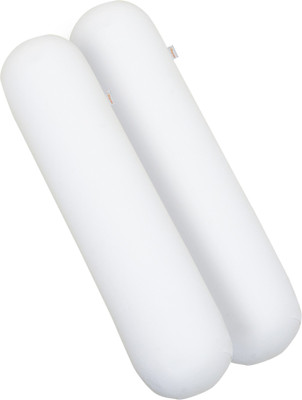 

Magasin Round Small Bolster Memory Foam Cushion Insert 23" X 5.5"- Set of 2 Bolster(White)