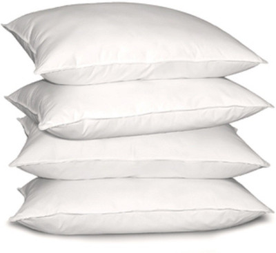 

Glamkart Solid Air Pillow Pack of 4(White)