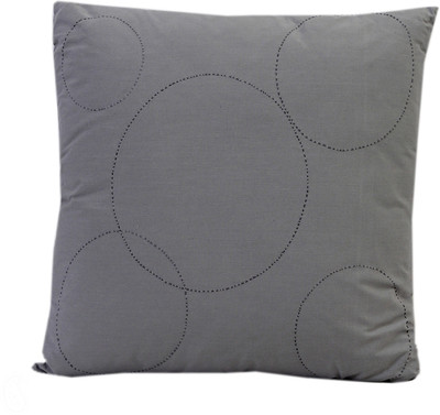 39% OFF on Aapno Rajasthan Polyester Fibre Abstract Cushion Pack of 1(Grey)