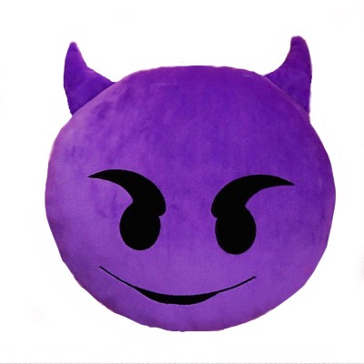 

Gadget Paradise Facial Expression Decorative Cushion Pack of 1(Purple)