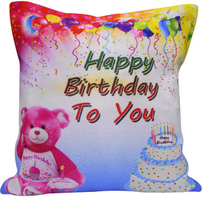 

Saugat Traders Print Throw Pillow Pack of 1(Multicolor)