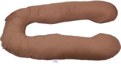 

MomToBe Solid Pregnancy Pillow Pack of 1(Brown)