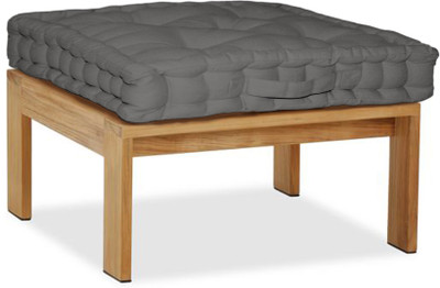 

Lushomes Solid Floor Cushion Pack of 1(Grey)